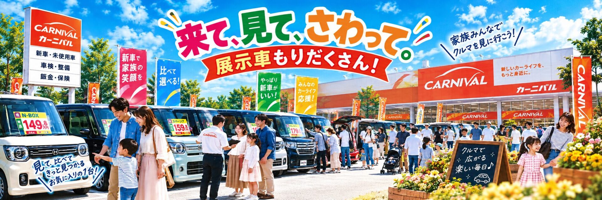 カーニバルの店舗・展示場の雰囲気